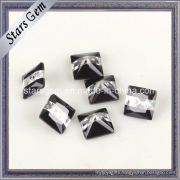 Square Shape Multi Color Cubic Zirconia Stone